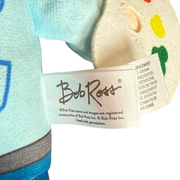 Licensed Bob Ross Character Plush Figure Doll Happy Little Painting Chill 13 In - Picture 10 of 12
